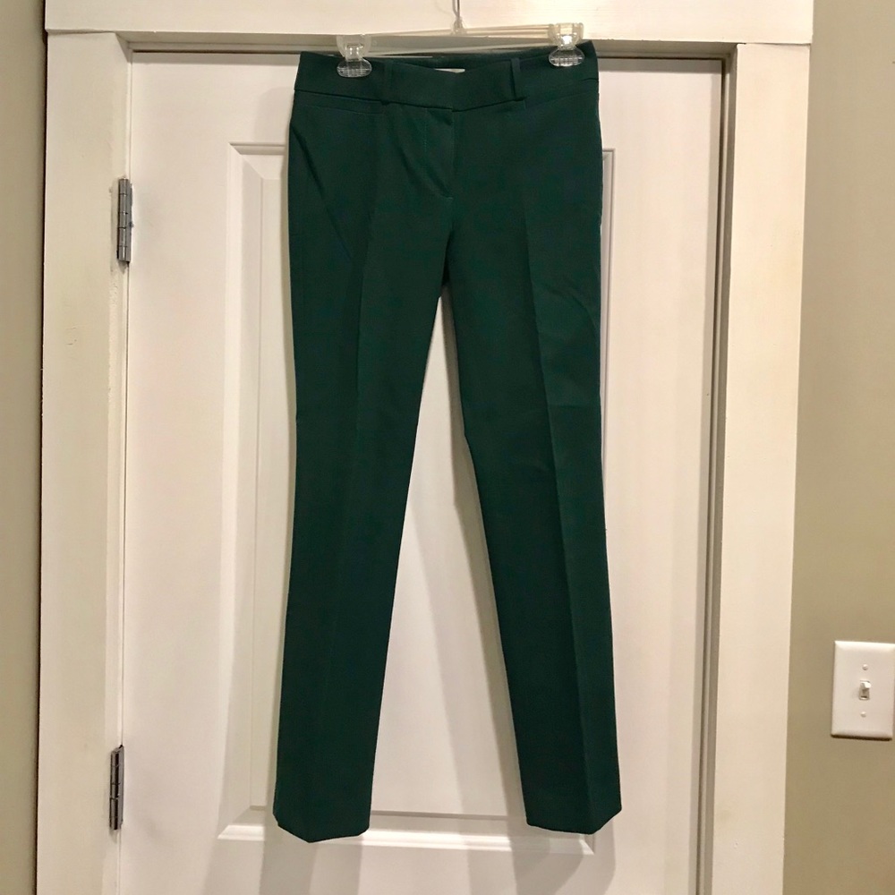 LOFT, size 2 petite, green dress pants